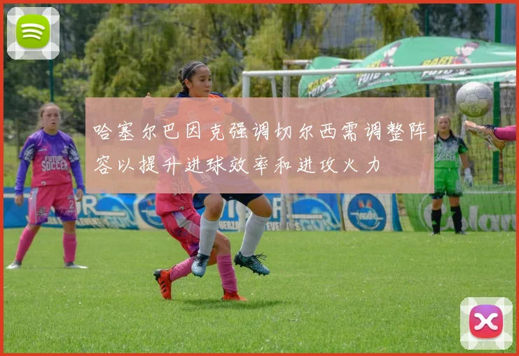 哈塞尔巴因克强调切尔西需调整阵容以提升进球效率和进攻火力